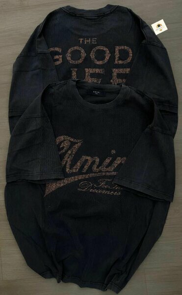 T-shirts Amiri “Good Life” (noir)