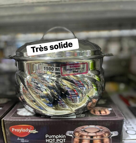 Marmite Solide 1500ML Inox