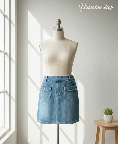 Jupe en jean tendance