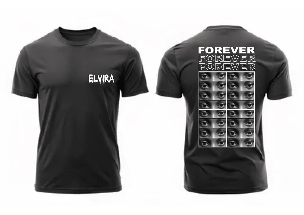 T-shirt personnalisée moderne