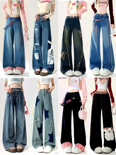 Jeans évasés tendance