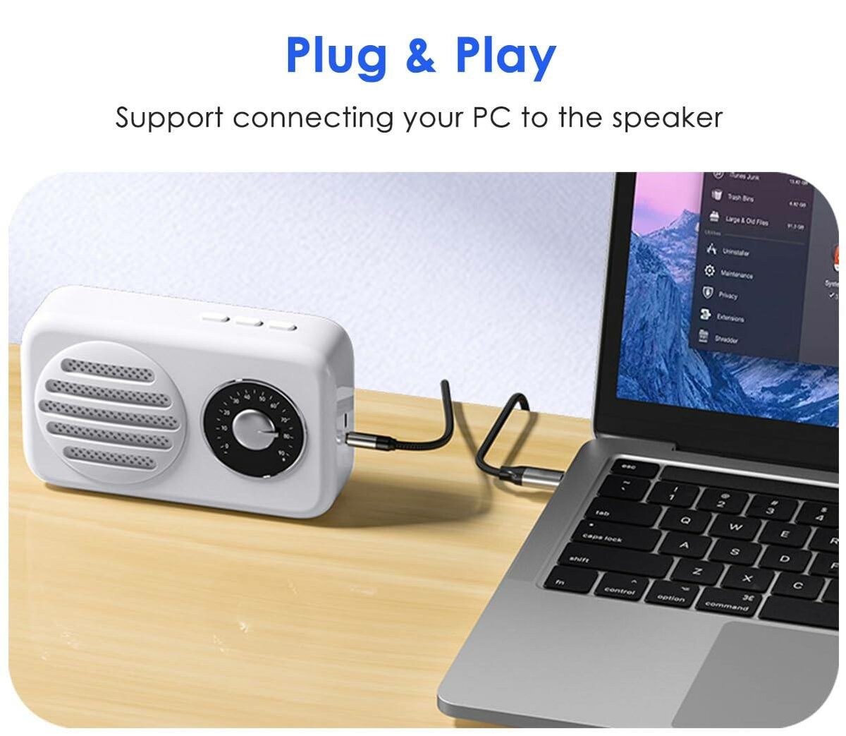 Câble Audio 3.5mm vers USB-C