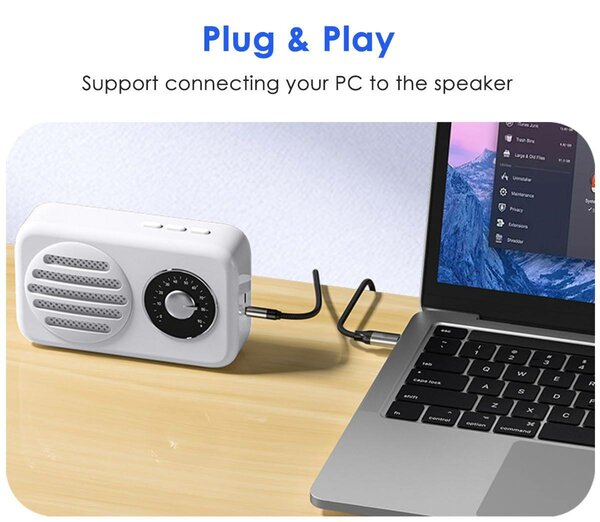 Câble Audio 3.5mm vers USB-C