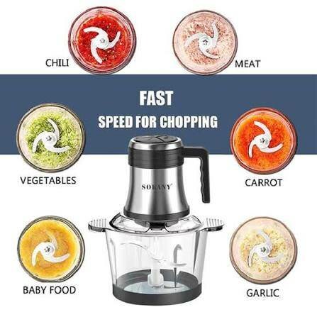 Sokany Hachoir Électrique 3L