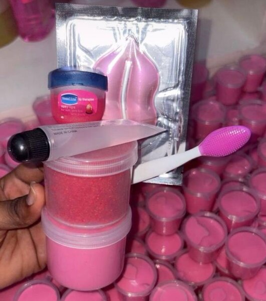 Kit exfoliation lèvres rose