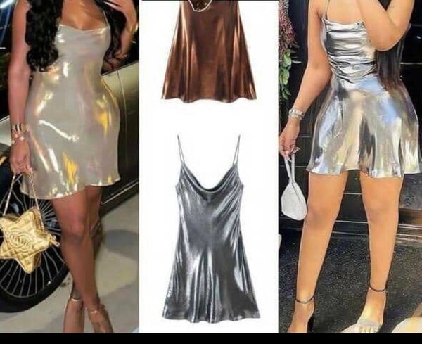 Robe de soirée satinée