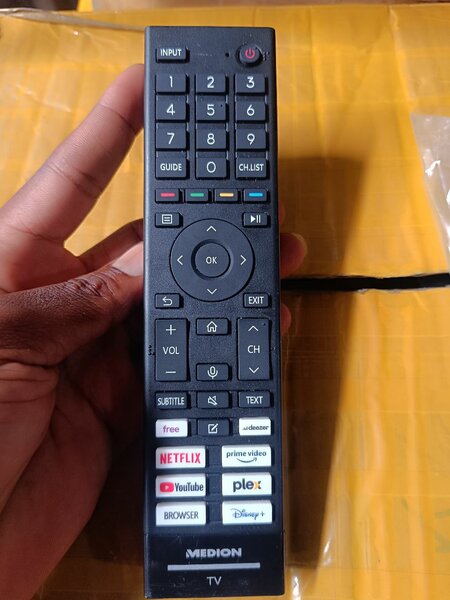 Télécommande Medion TV vocale