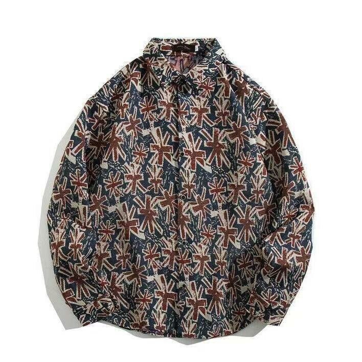 Chemise à motifs bohèmes