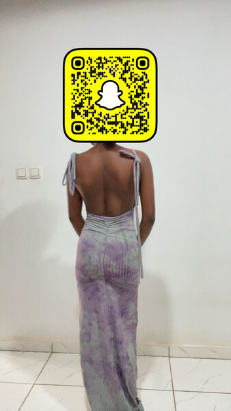 Robe longue dos nu élégante