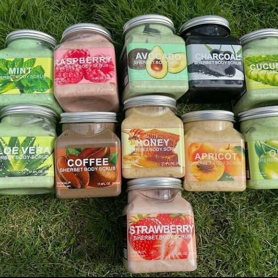 Lot de Gommages pour Corps Variés