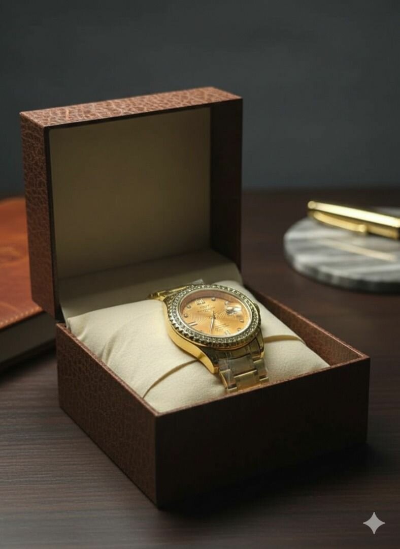 Montre en or élégante