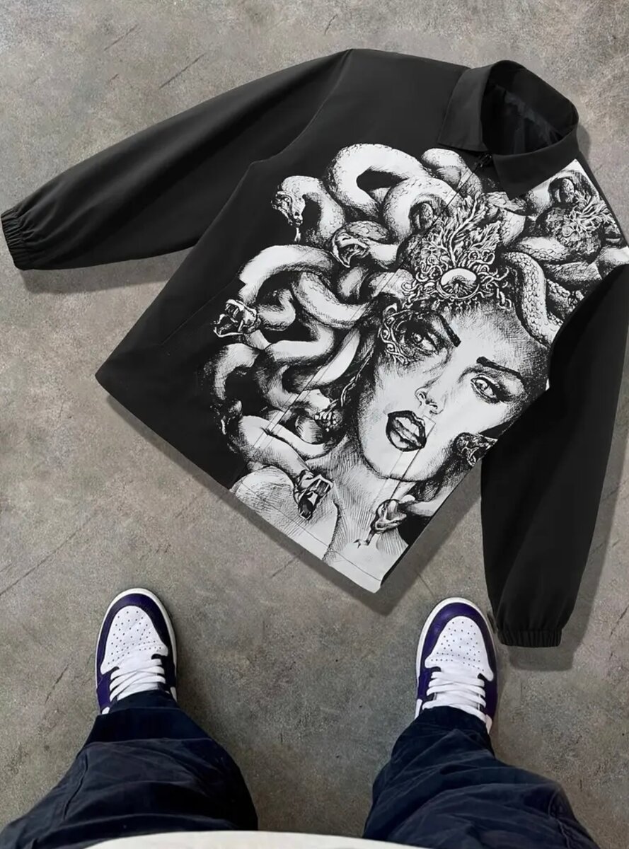 Veste Homme Graphique Méduse