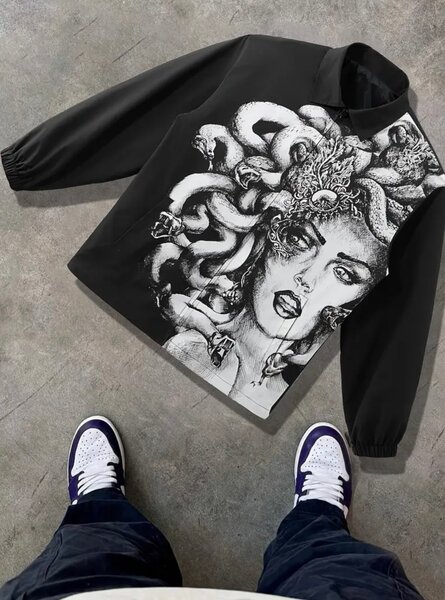 Veste Homme Graphique Méduse