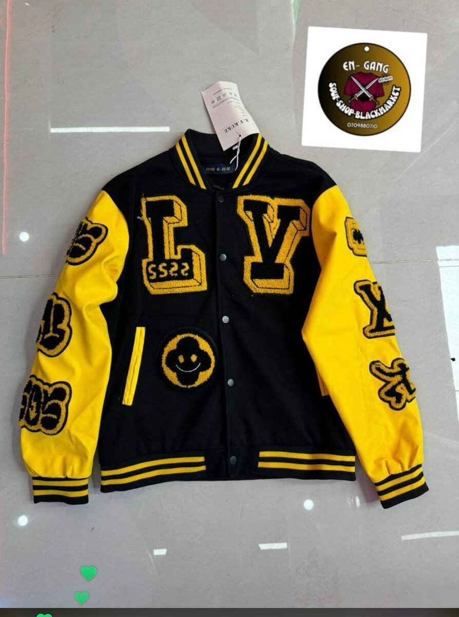 Blouson Varsity Patchwork Stylé