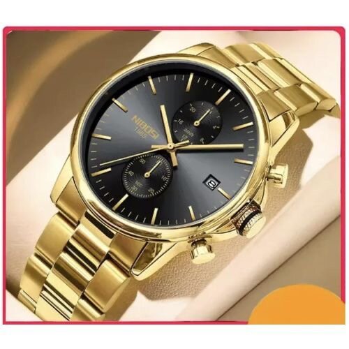 Montre Homme Dorée Luxe