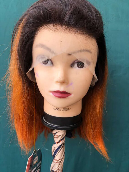 Perruque en dentelle ombrée