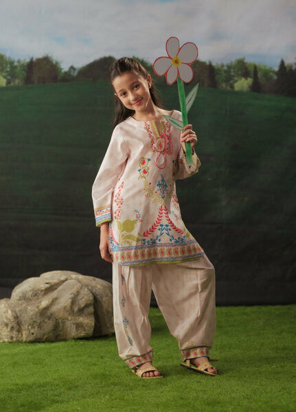 Sprinkles Girls RTW Printed Cotton 2 Piece Suit Spring Blush Summer Collection