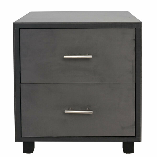Nimoy King/Queen Size Bed with 2 Side Tables