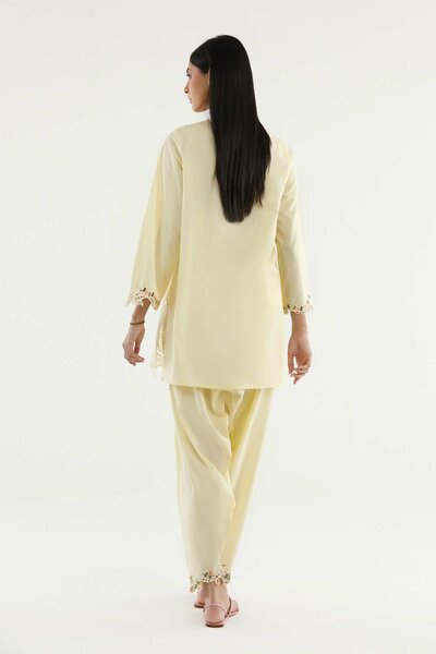 Stitched Embroidered Lawn Shirt+ Shalwar