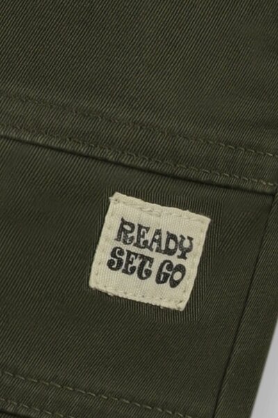 Boys Pocket Patrol Olive Shorts