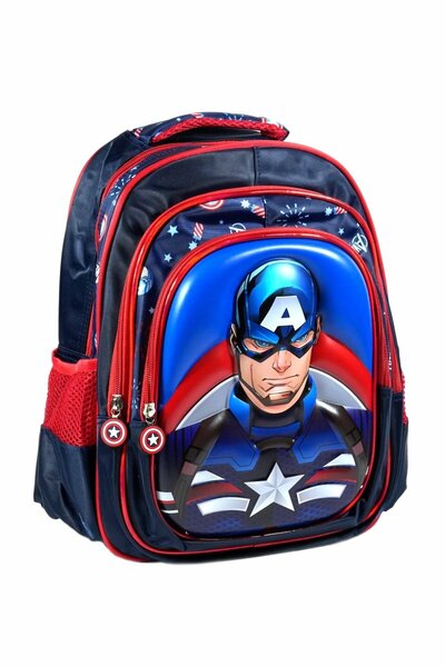 Kids Captain America School Bag - 15347B
