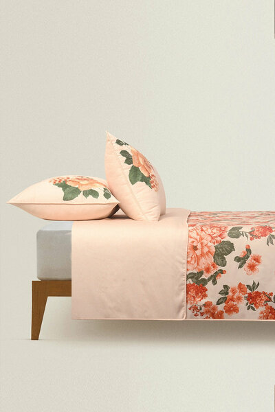 Peach Fuzz T-300 Quilt Cover Set
