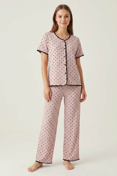 BLS - Ribbed Pajama Set - Purple