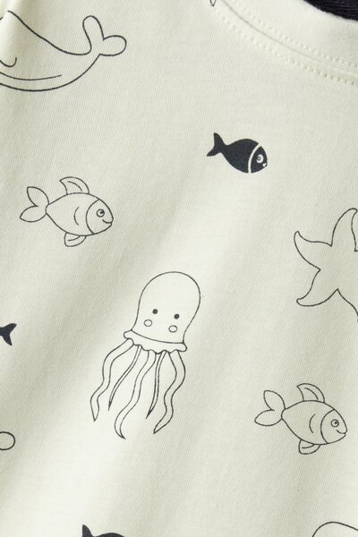 Boys Ocean Creature Printed T-shirt