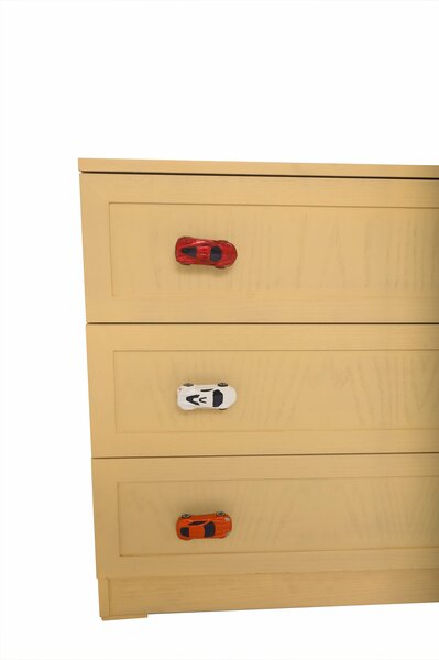 Wooden Cart Chester with Toy Car Handles