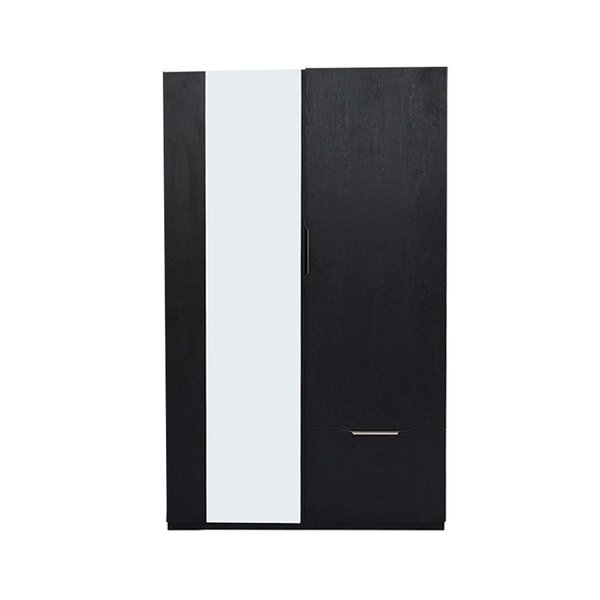 Carter 2 Door Wardrobe Black+2009