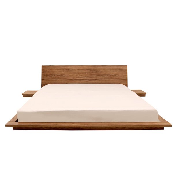 Vincent King Size Floor Bed with Side Tables