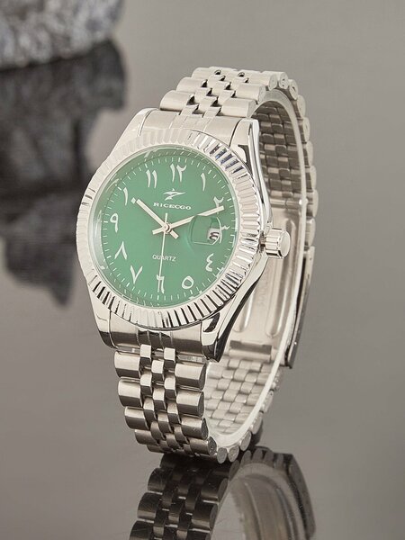 Shein - 1pc Men's Classic Quartz Wristwatch Suitable For Daily Wear, Business Meeting, Gifting