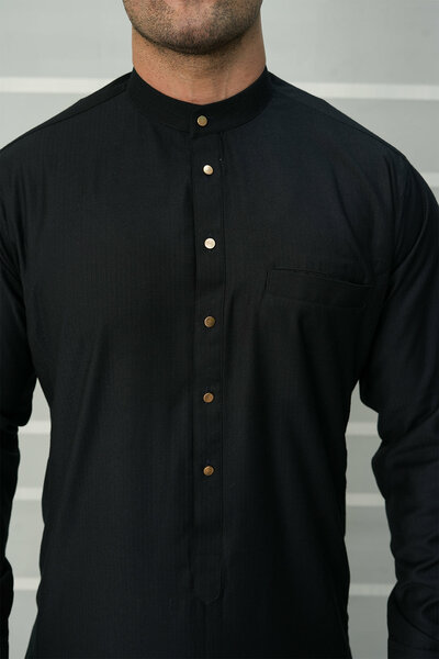 Royal Arabic Jubba by Edge Republic Mens RTW Solids Cotton Viscose 2 Piece Suit JB 011 Festive Collection