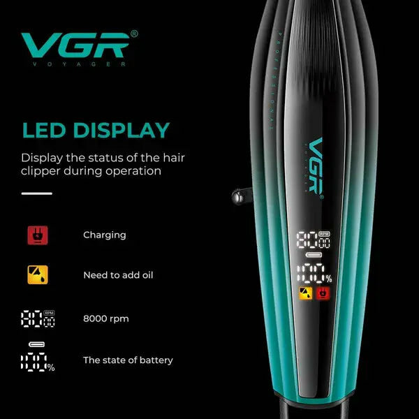 VGR - V-974 Premium 8000 RPM Hair Clipper