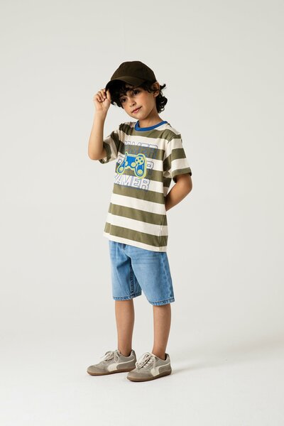 Gamer Stripe Jersey Tee