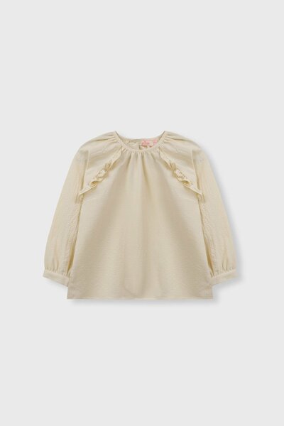 Luxe Muslin Frill Top