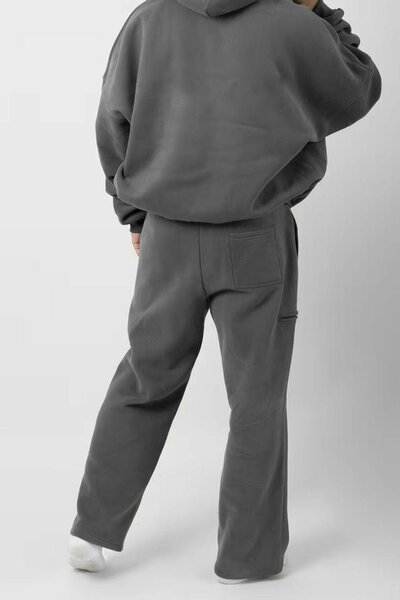 USQUARED Unisex Empower Oversized Open Bottom Sweat Pants