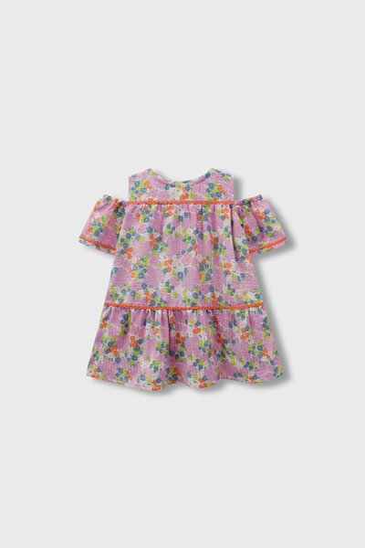 Floral Doriya Lawn Smocked Top