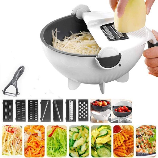 Home.co- Vegetable Cutter with Drain Basket