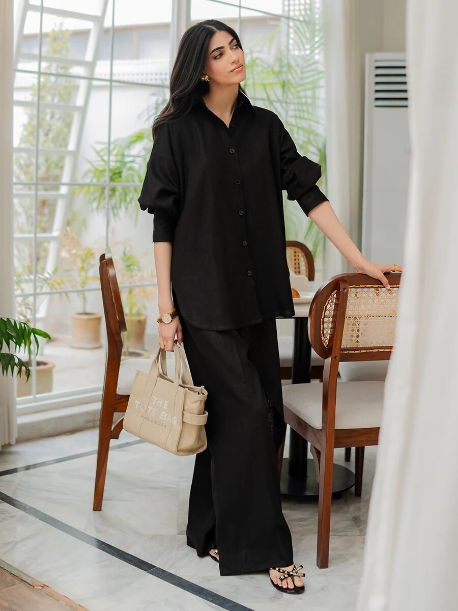 Midnight - 2Pcs Linen Set