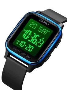 Shein - Men Square Electronic Watch