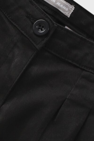 Girls Black Basic Pants