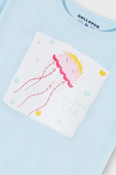 Girls Aqua Drift Co-ord Set