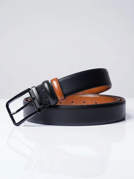 Black & Light Brown Reversible Belt (BELT-953)