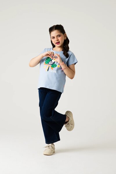 Girls Toucan Graphic Relaxed Tee