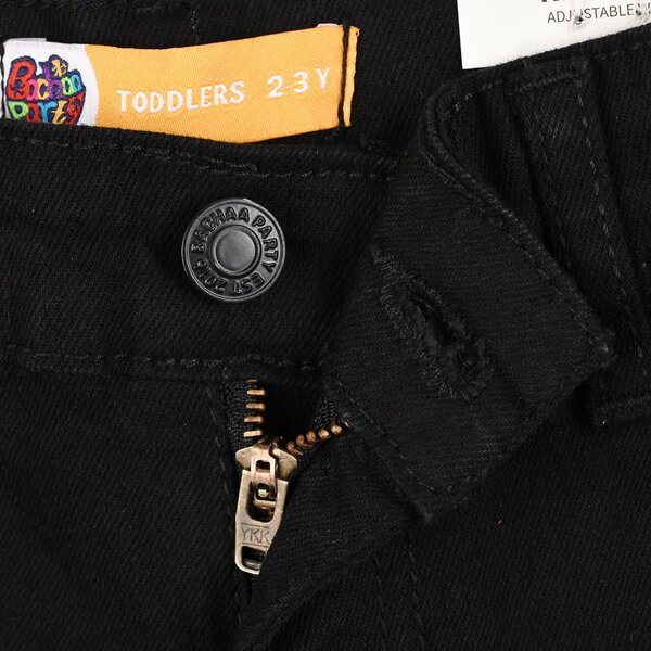 Boys Denim Rigid Pan - BLACK