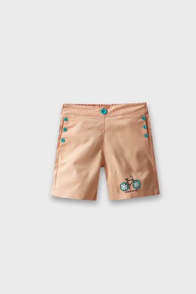 Pedal Peach Shorts