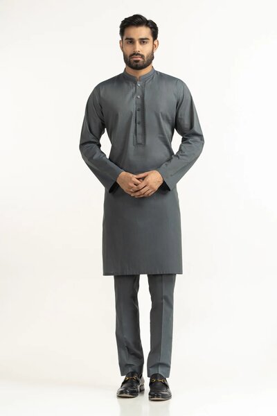 Regular Fit Embroidered Suits
