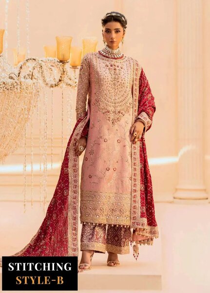 Aik Atelier Embroidered Tissue Suits Unstitched 3 Piece AIK25EF Vl1 Look-03 - Formals Collection