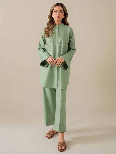 SAGE - SLD18-25 - 2Pc Embroidered Set